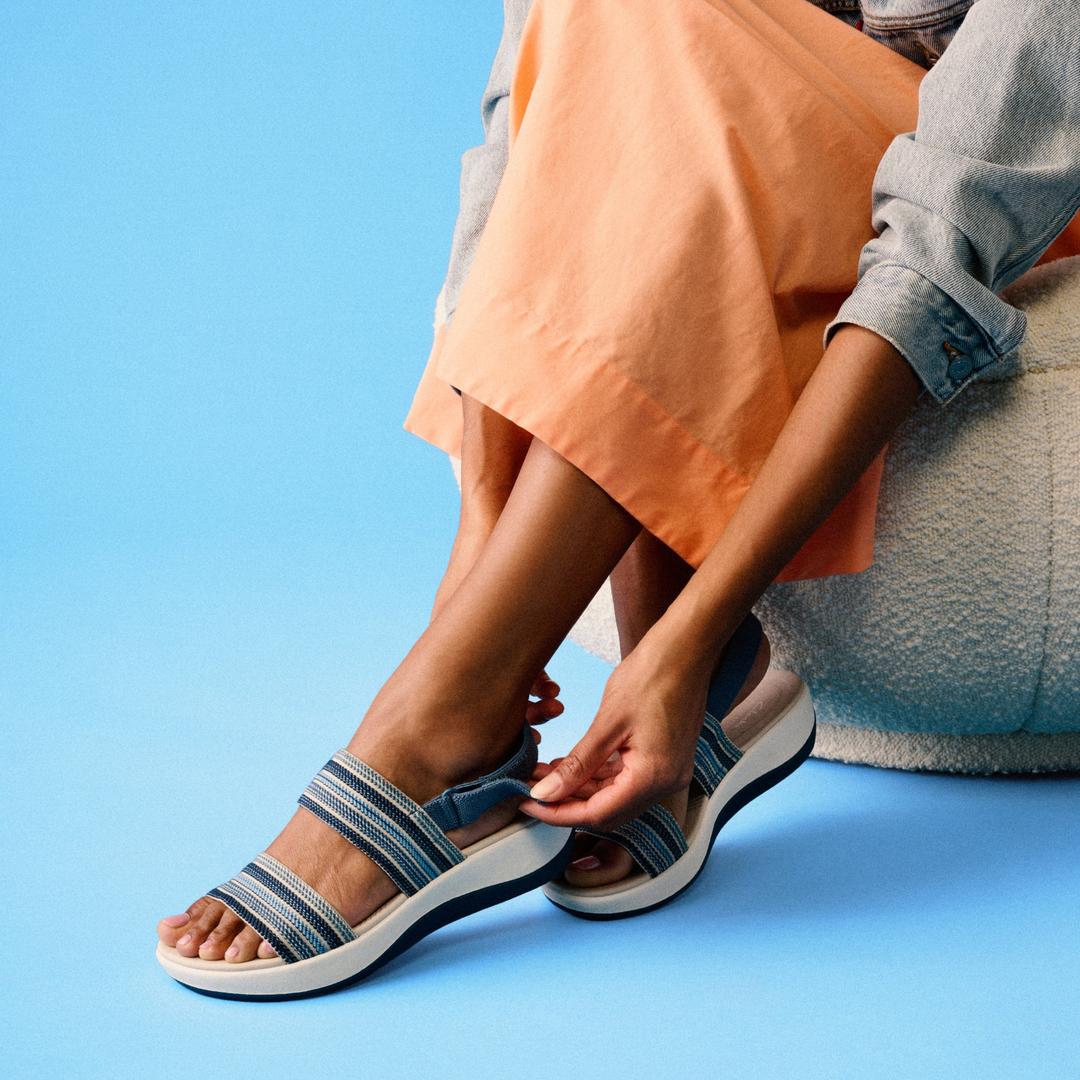 Women's Arla Stroll Blue Cloudsteppers? Wedges - Image 2