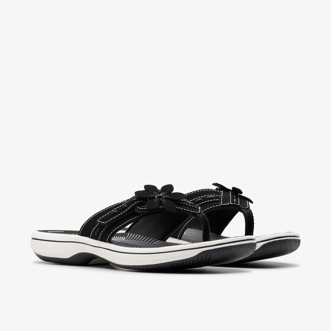 WOMENS Breeze Opal Black Flip Flop - Image 4