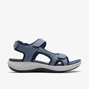 Women's Mira Bay Denim Blue Strappy Cloudsteppers? Sandals