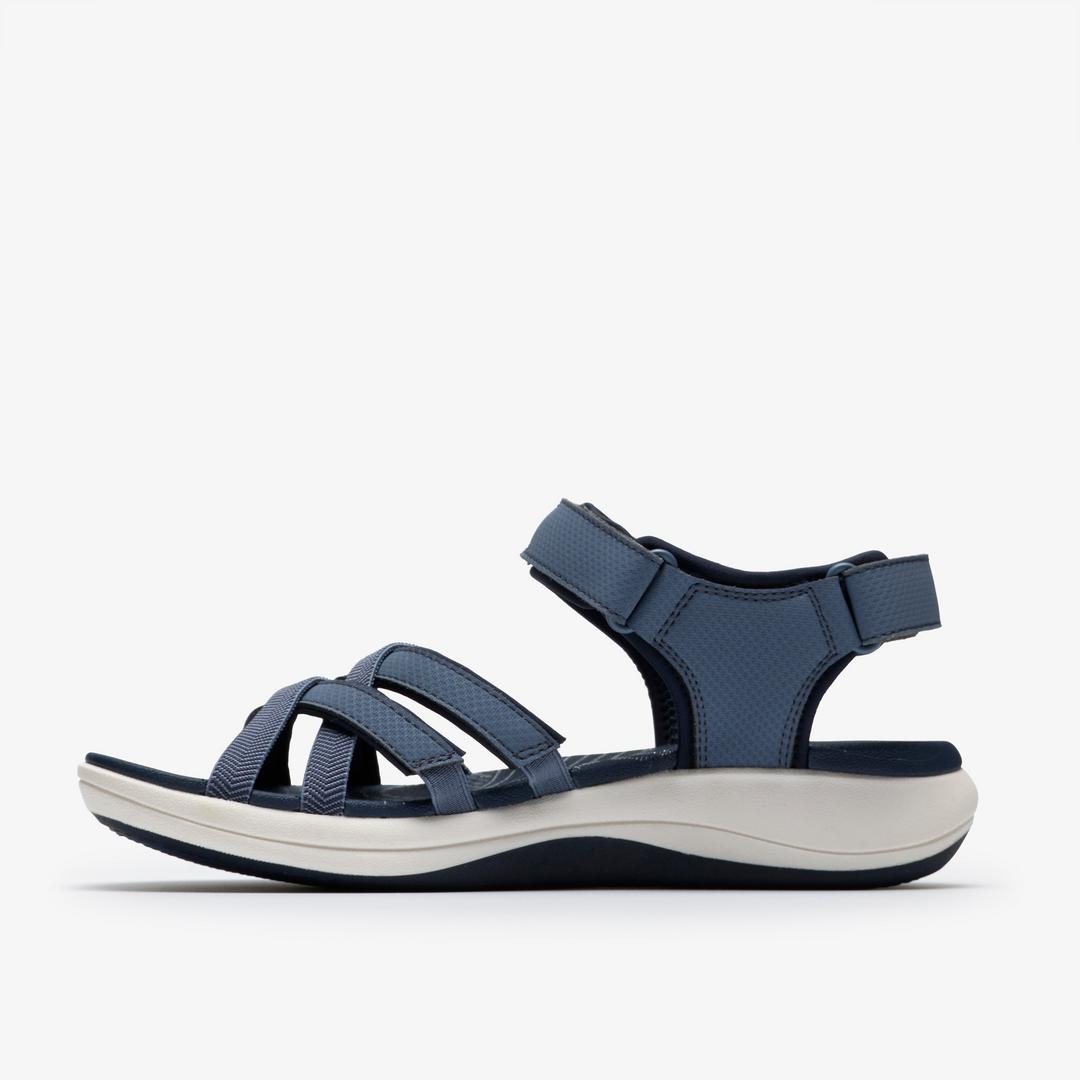 Womens Mira Shore Navy Strappy Sandals - Image 2
