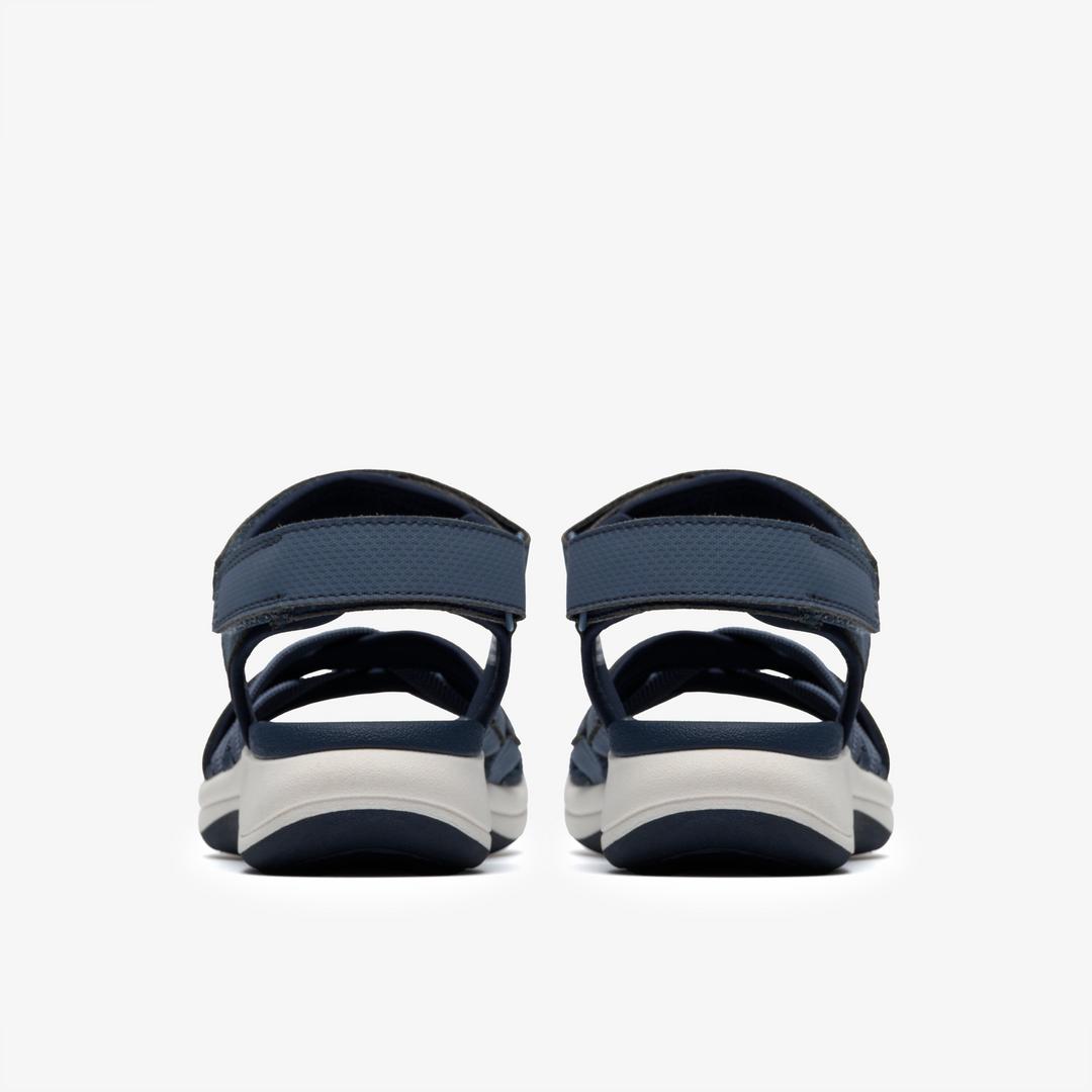 Womens Mira Shore Navy Strappy Sandals - Image 5