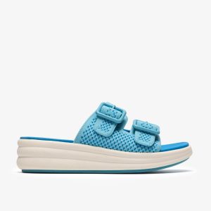 Womens Drift Faye Bright Blue Wedges