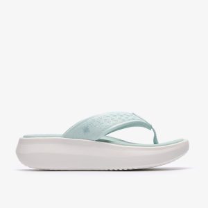 Womens Solevana Post Seafoam Green Flip Flop