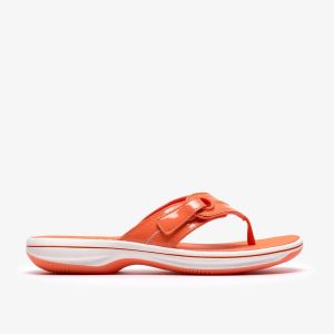 Womens Breeze Reyna Orange Flip Flop