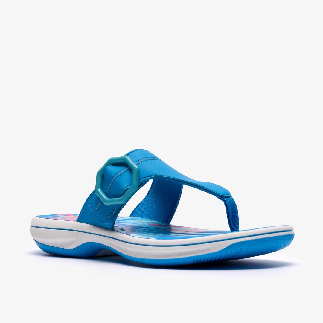 Womens Breeze Cove Bright Blue Flip Flop - Image 4
