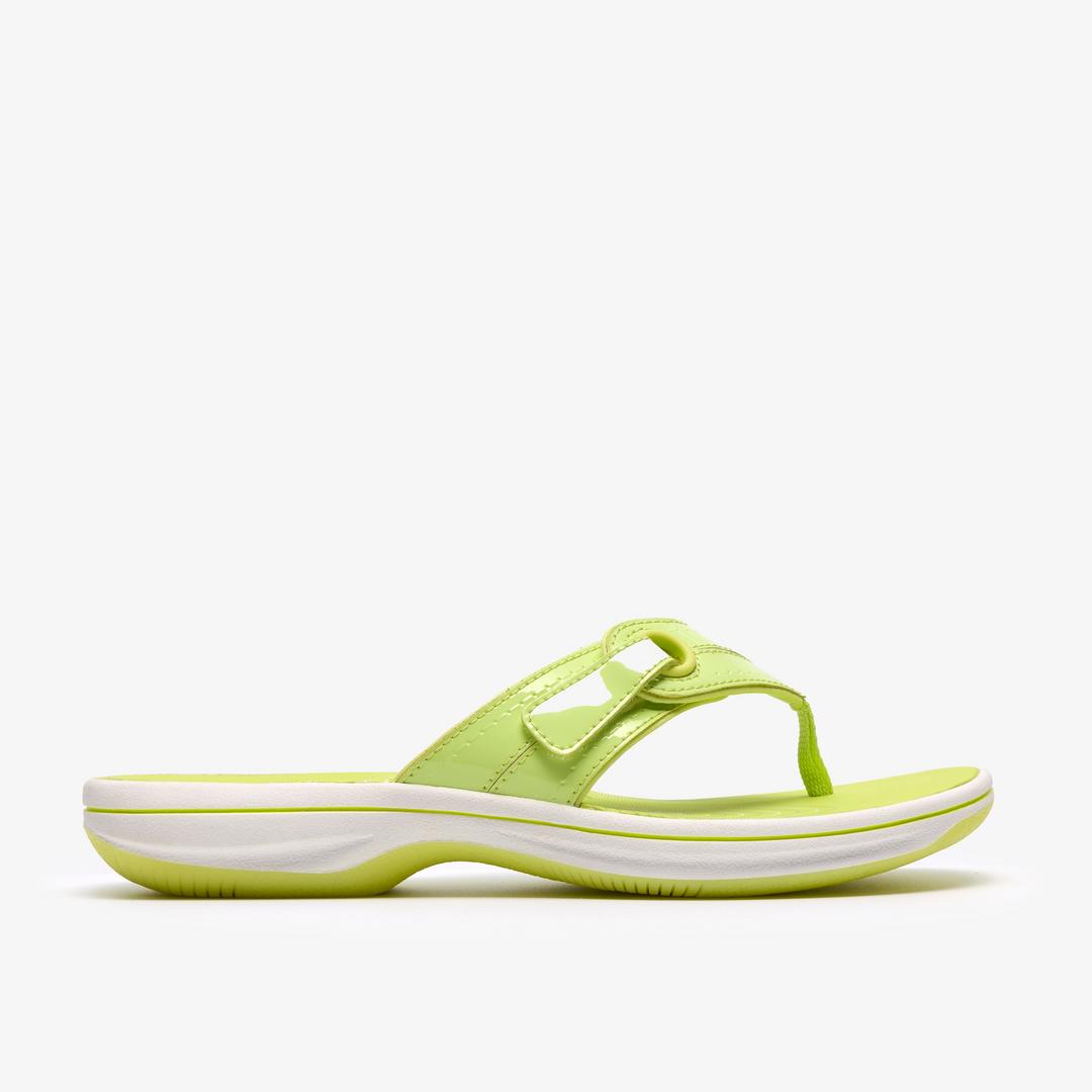 Womens Breeze Reyna Lime Flip Flop