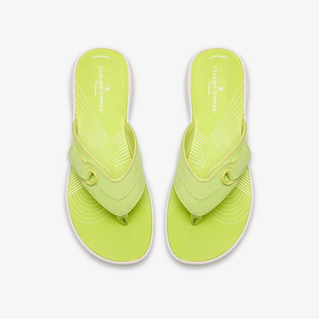 Womens Breeze Reyna Lime Flip Flop - Image 6