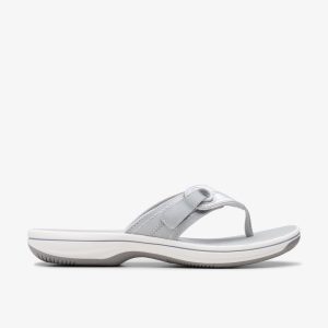 Women's Breeze Reyna Silver Cloudsteppers? Flip Flops