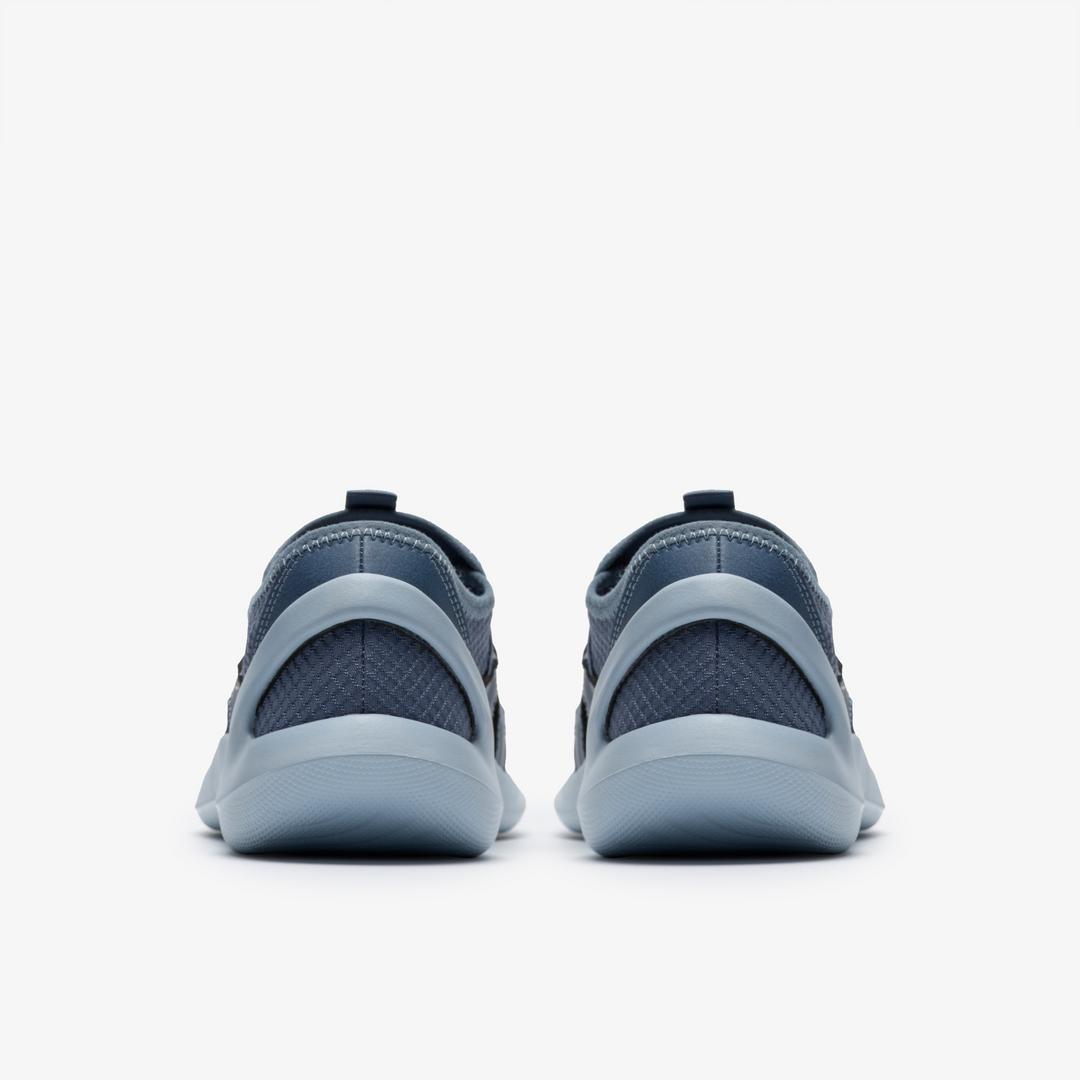 Womens Solevana Step Blue Grey Slip-Ons - Image 5