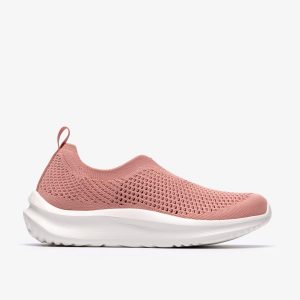 Womens Solevana Knit Dusty Pink Sneakers