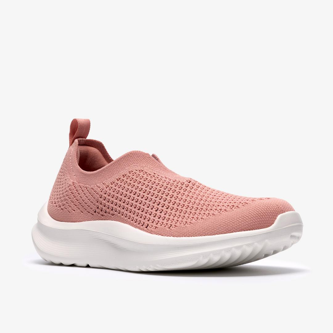 Womens Solevana Knit Dusty Pink Sneakers - Image 4