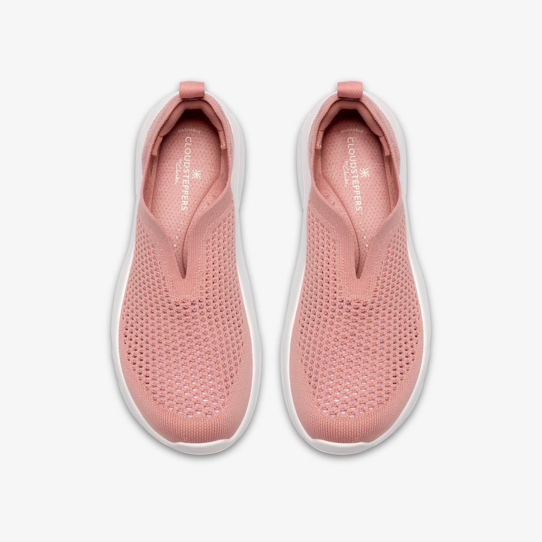 Womens Solevana Knit Dusty Pink Sneakers - Image 6