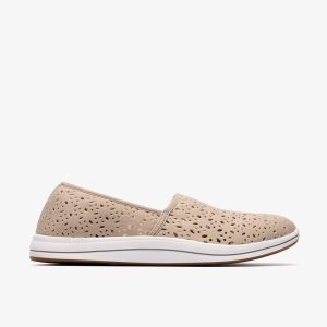 Womens Breeze Lily Light Taupe Slip Ons