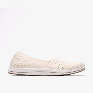 Womens Breeze Lily White Slip Ons