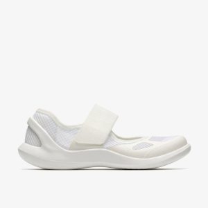 Womens Solevana Strap White Sneakers