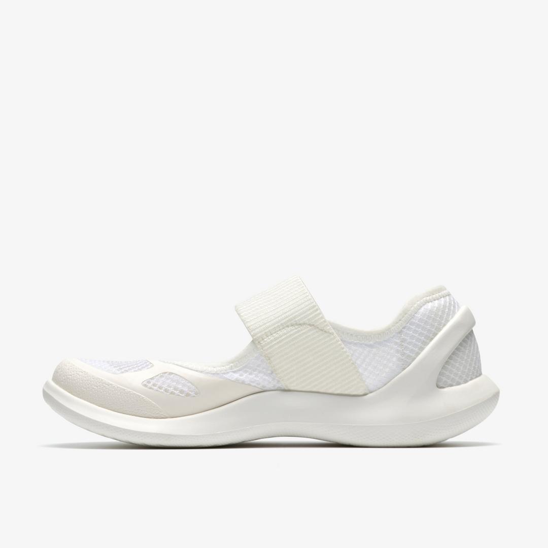 Womens Solevana Strap White Sneakers - Image 2