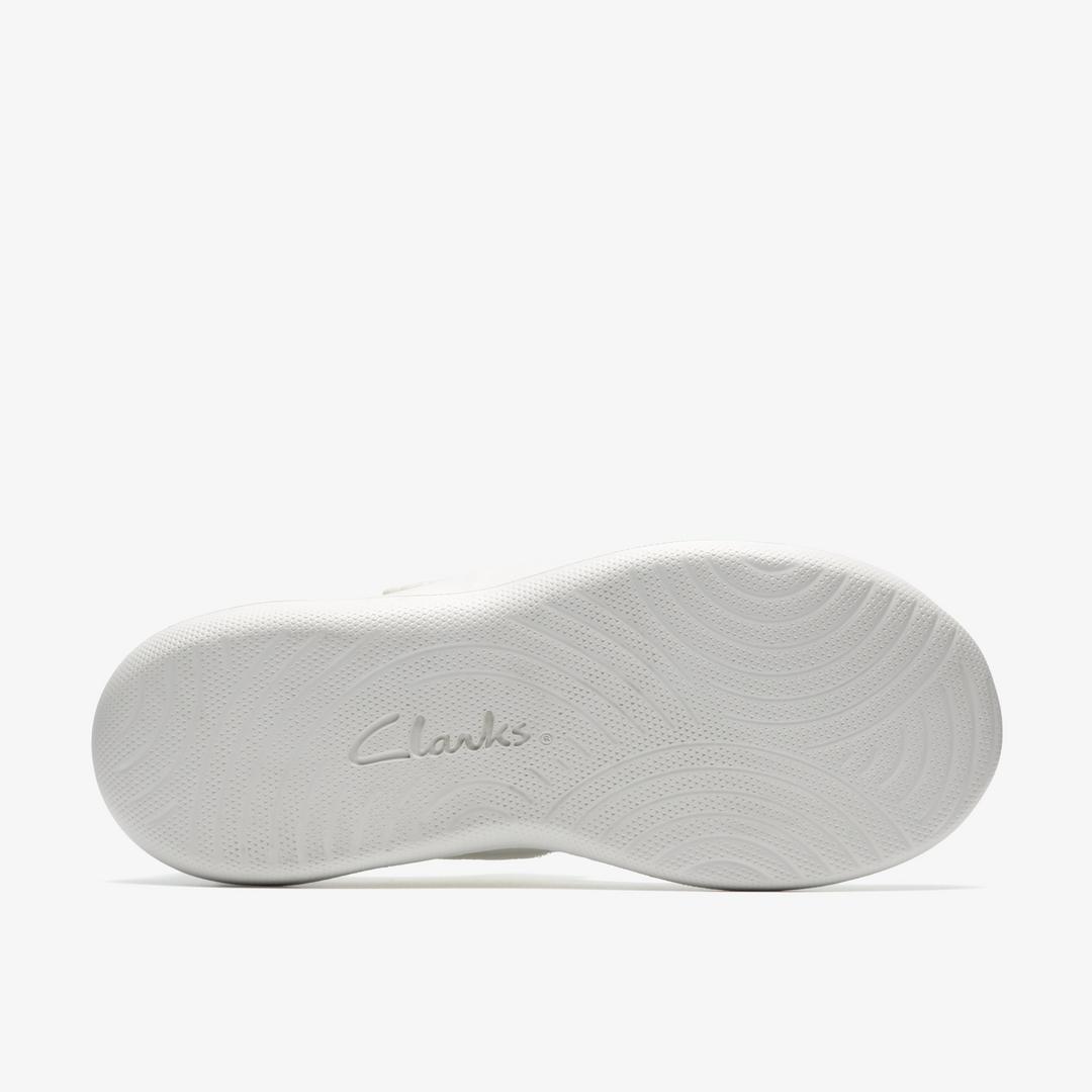 Womens Solevana Strap White Sneakers - Image 3