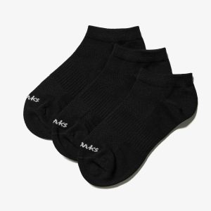 3 Pack Sport Ankle Black Socks