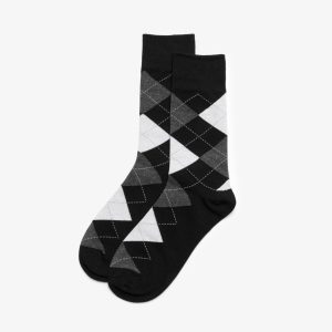 Interest Crew Dark Grey Socks