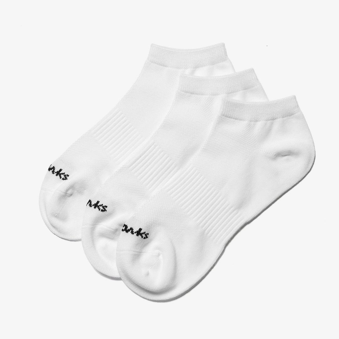 3pk Sport Ankle White Socks
