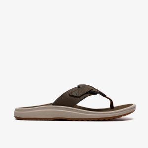 Mens M Breeze Green Combination Flip Flop