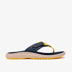 Mens M Breeze Yellow Combination Flip Flop