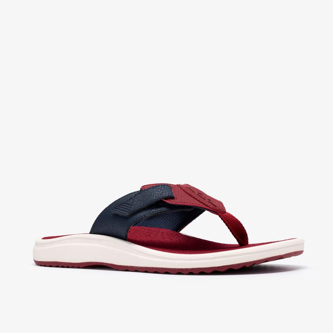 Mens M Breeze Red Combination Flip Flop - Image 4