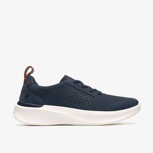 Mens Solevana Style Navy Sneakers
