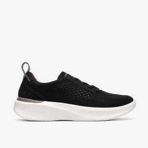 Mens Solevana Style Black Sneakers
