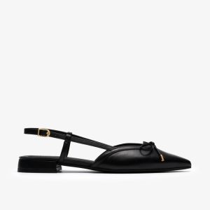 Womens Sensa15 Bow Black Leather None US