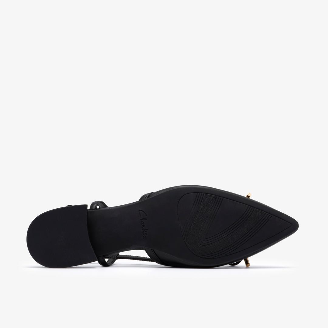 Womens Sensa15 Bow Black Leather None US - Image 3