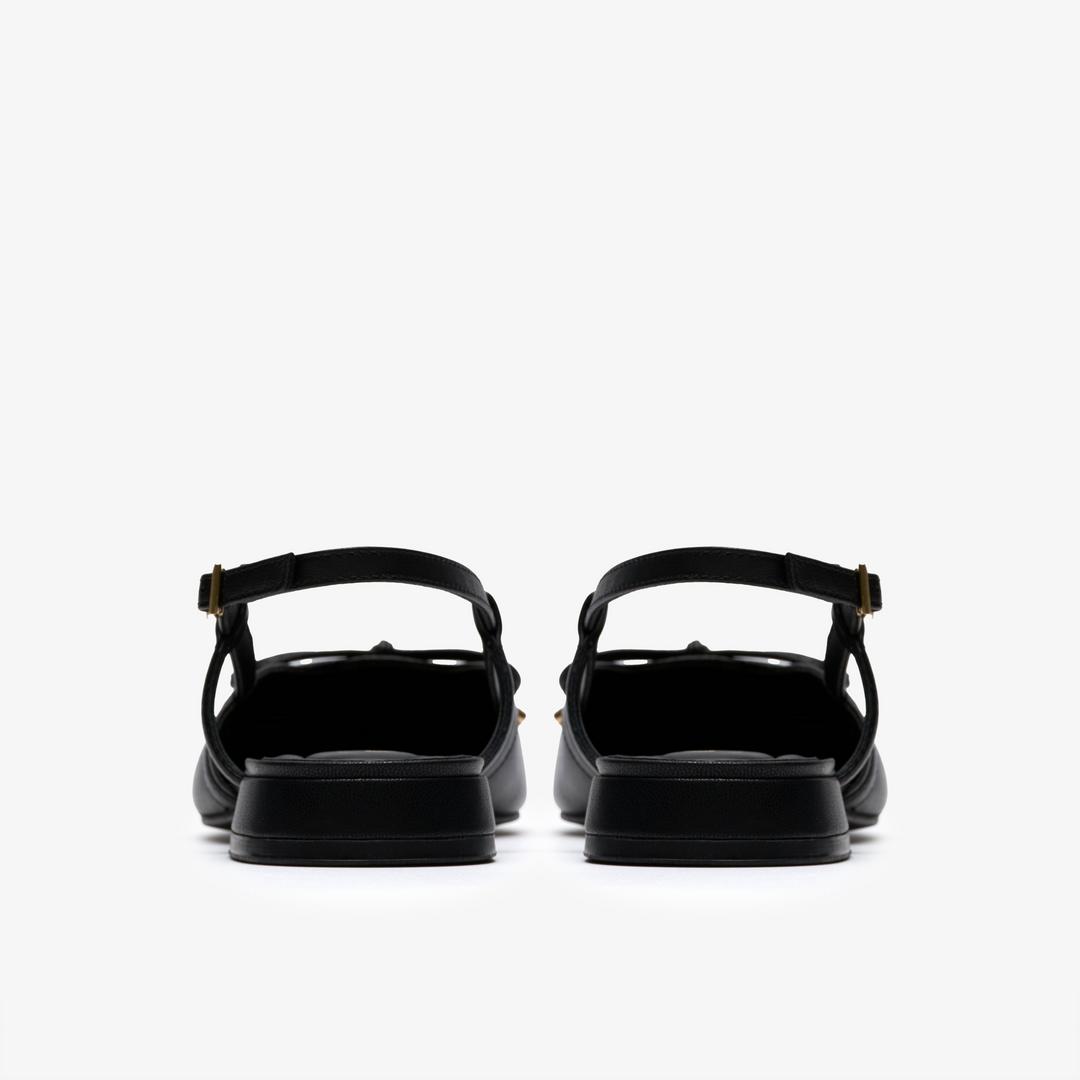 Womens Sensa15 Bow Black Leather None US - Image 5