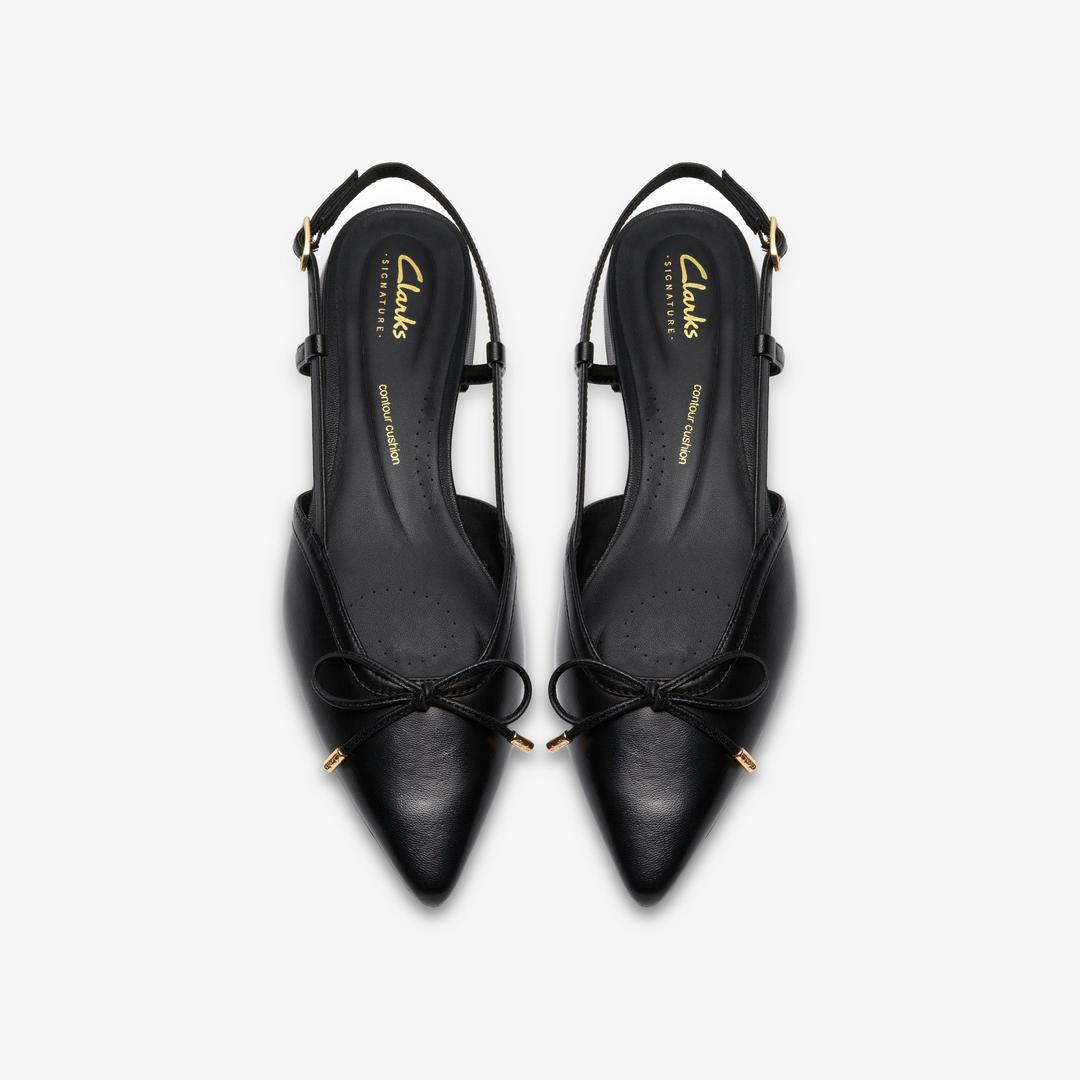 Womens Sensa15 Bow Black Leather None US - Image 6