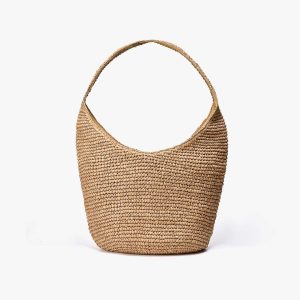 Womens Talia Straw Natural Tote Bag