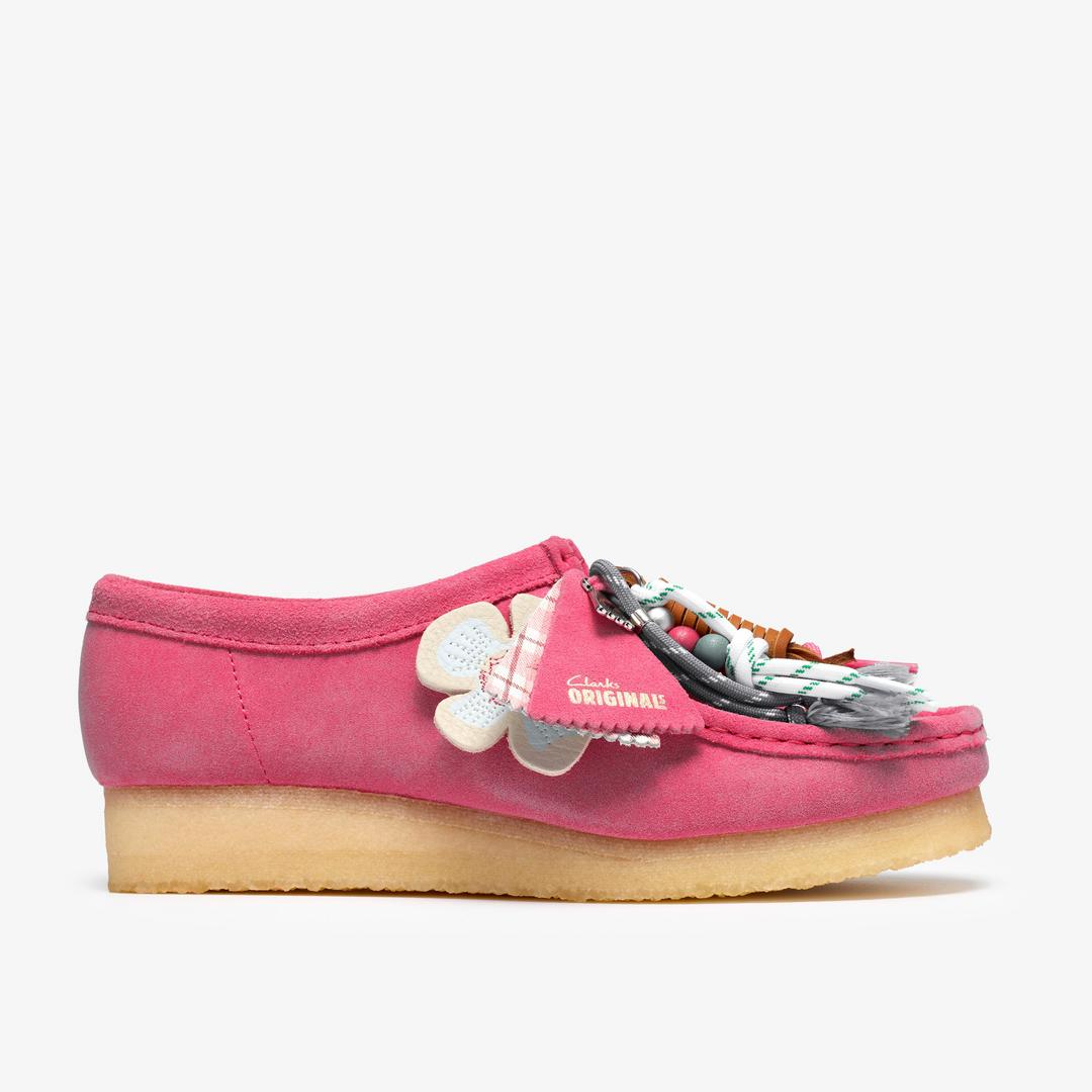 Womens Wallabee Pink Interest Wallabees