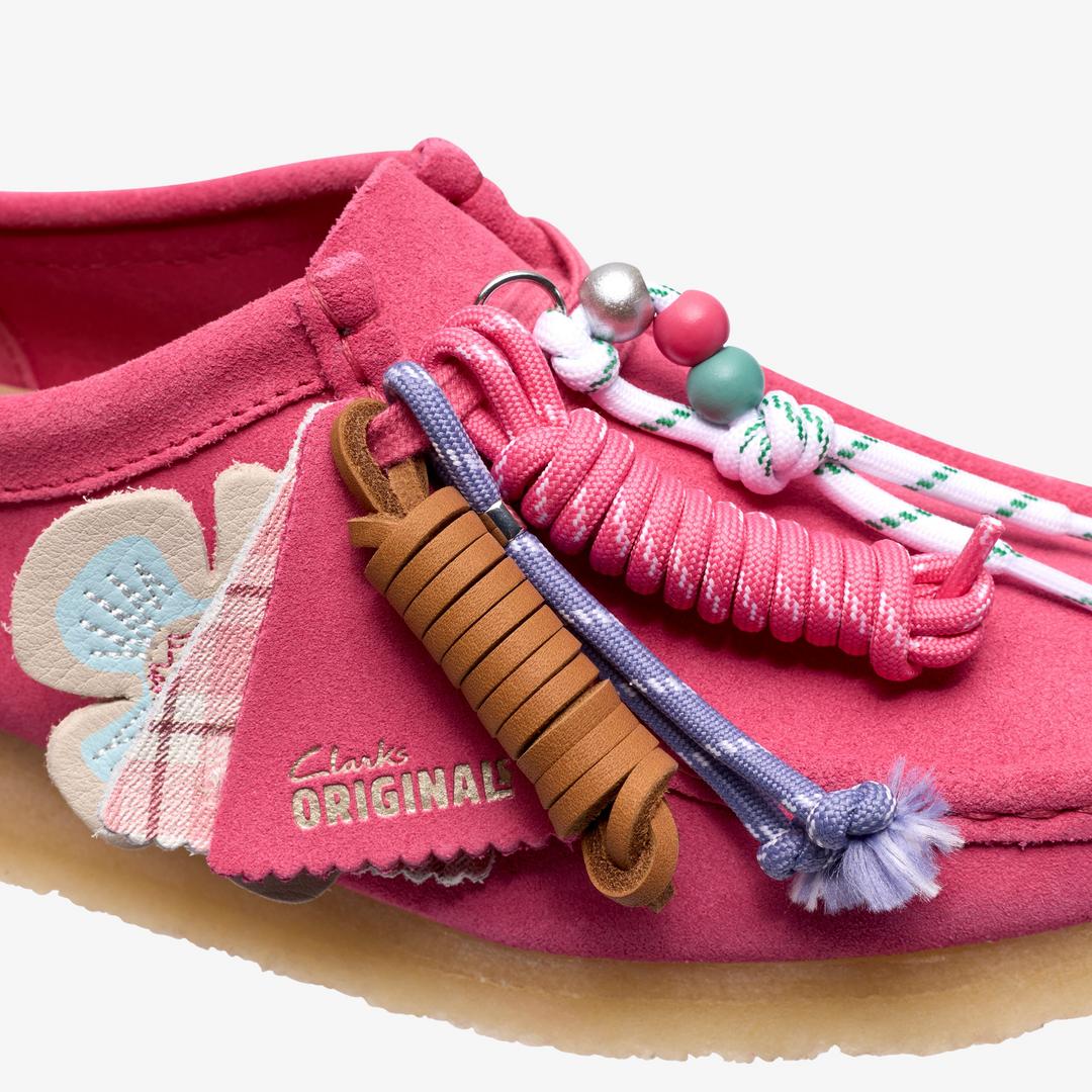 Womens Wallabee Pink Interest Wallabees - Image 8