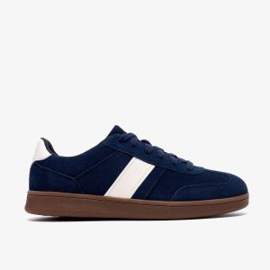 Womens Seco Speed2 Navy Suede Sneakers