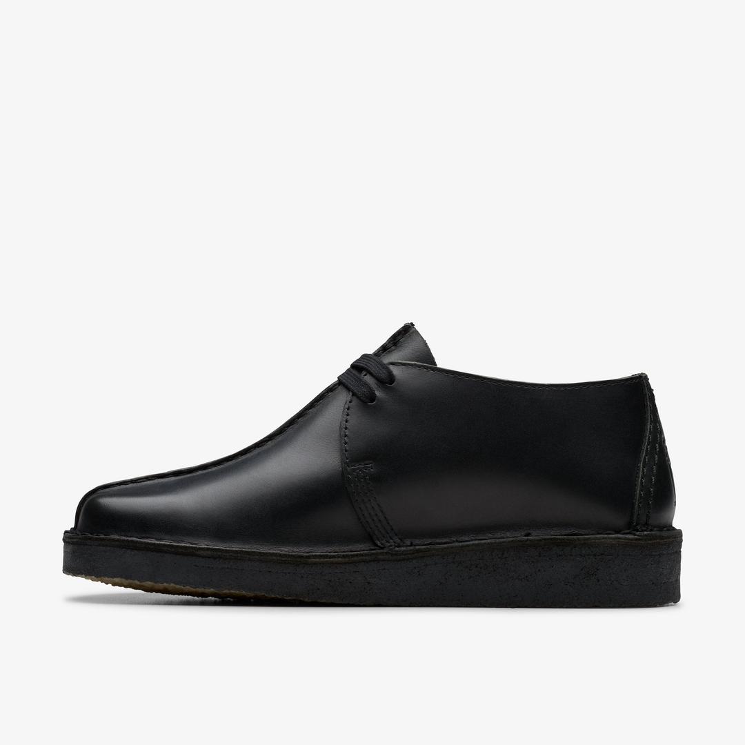 Womens Desert Trek Black Smooth Leather - Image 2