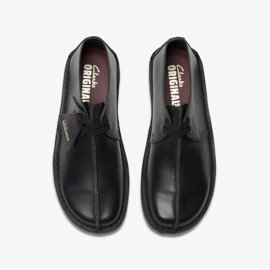 Womens Desert Trek Black Smooth Leather - Image 6