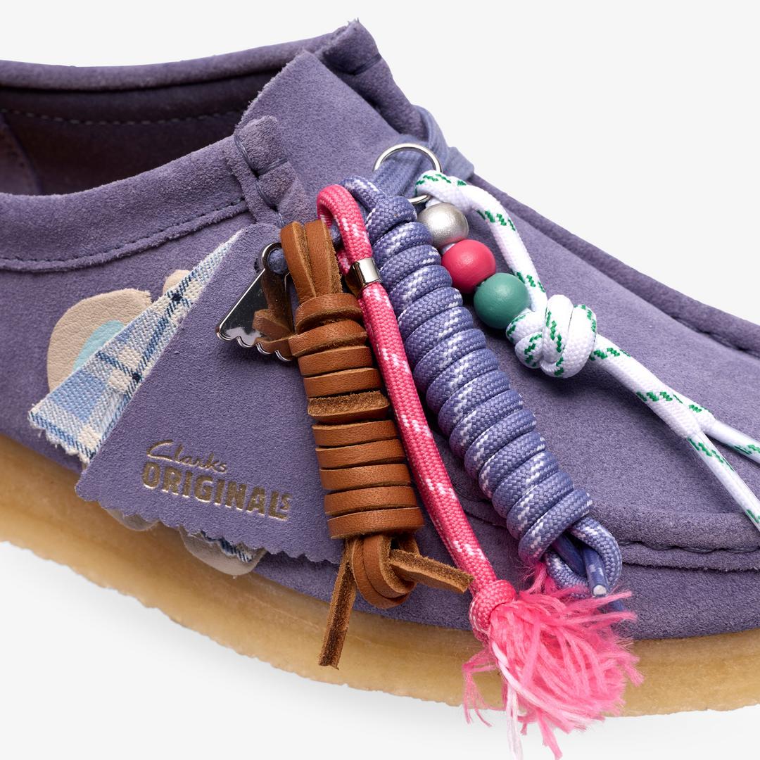 Womens Wallabee Purple Interest Wallabees - Image 2