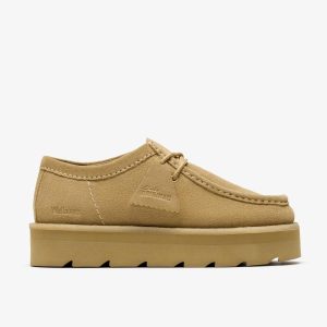 Womens Meare Walla. Maple Suede Wallabees