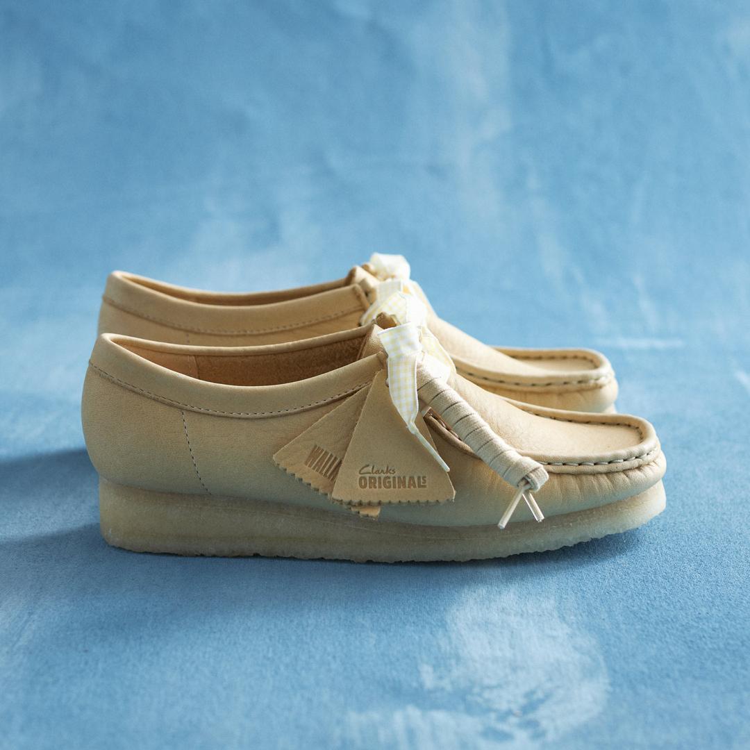 Womens Wallabee Pale Yellow Leather - Image 3
