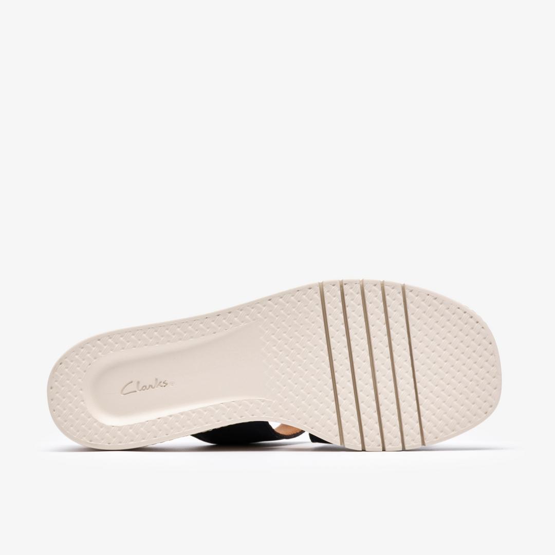 Womens Kidiki Cove Navy Nubuck Wedges - Image 3