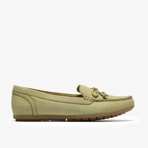 Womens Elliotte Sail Sage Nubuck Moccasins