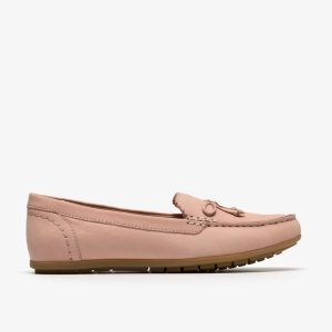 Womens Elliotte Sail Light Pink Moccasins