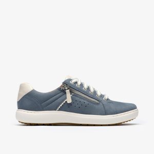 Womens Nalle Zen Blue Nubuck Sneaker