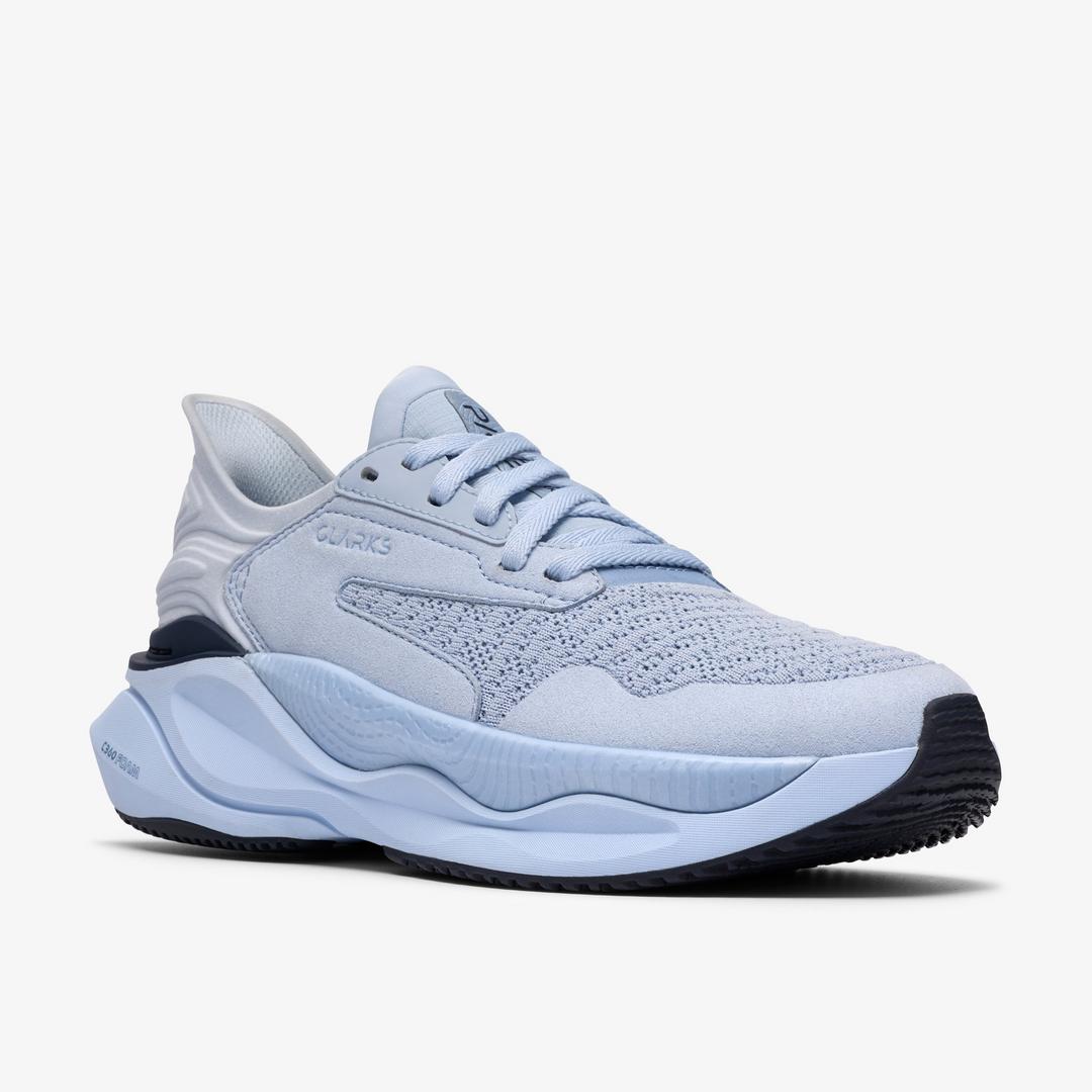 Womens Pace Walk Light Blue Sneakers - Image 7