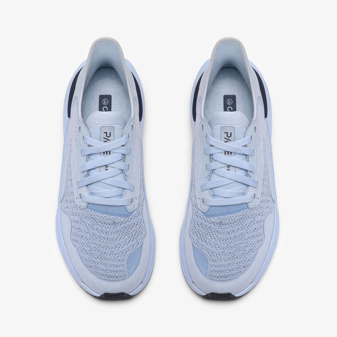 Womens Pace Walk Light Blue Sneakers - Image 9