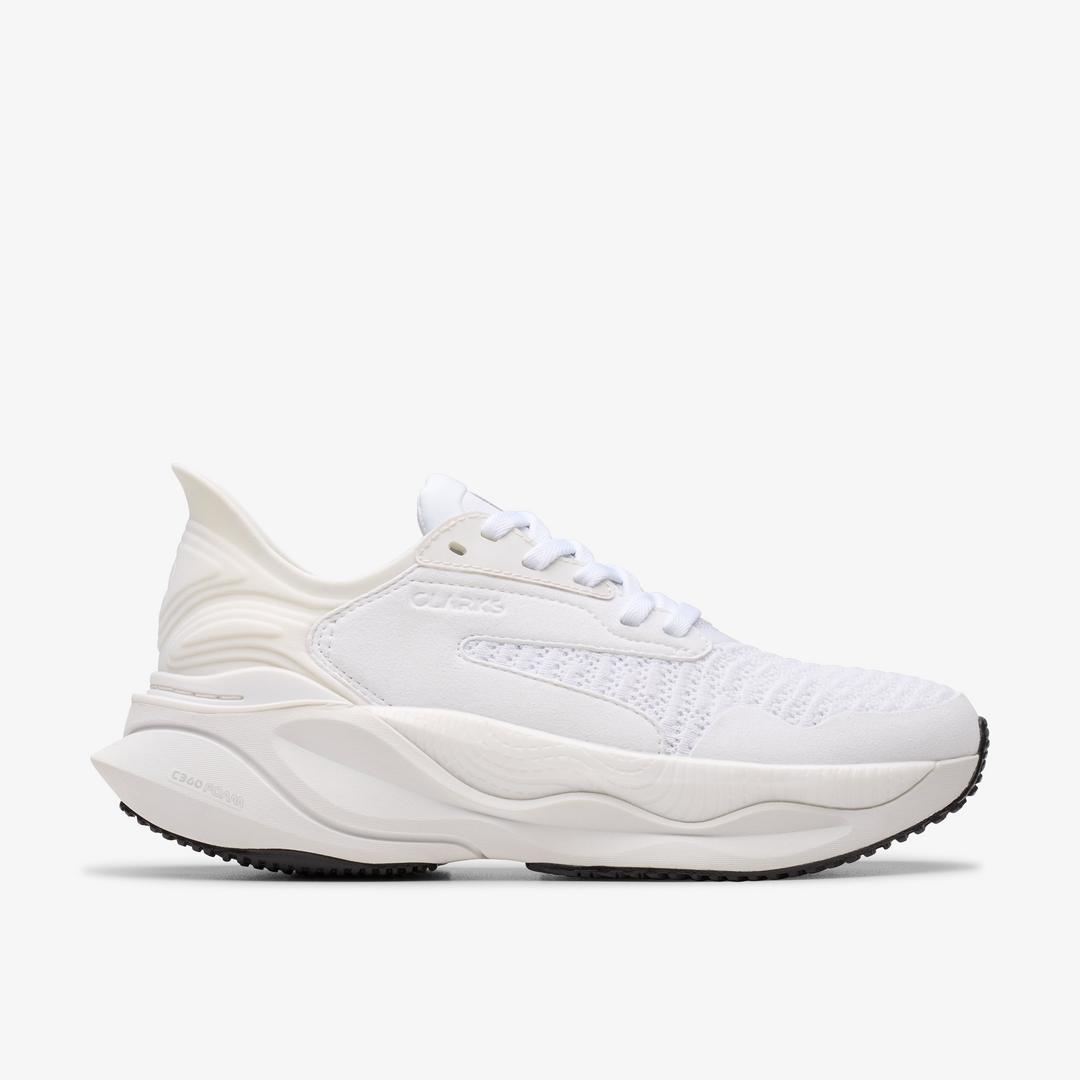Pace Walk Women's White Athleisure Shoes