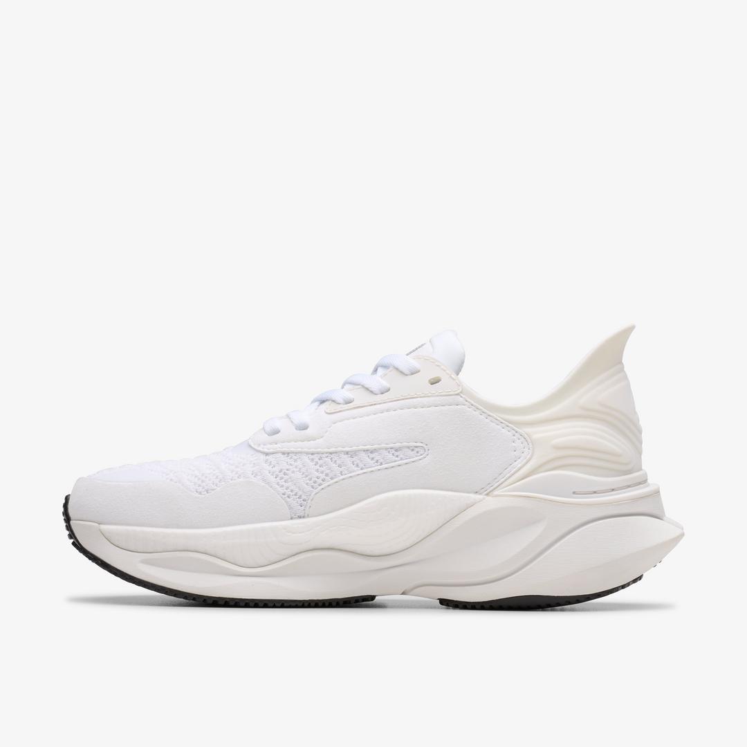 Pace Walk Women's White Athleisure Shoes - Image 2
